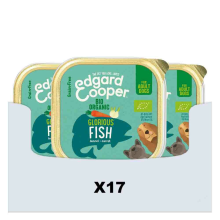 Edgard & Cooper 17x Edgard & Cooper Kuipje Vers Vlees Hondenvoer Bio Vis 100 gr