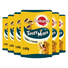 6X Pedigree Tasty Hondensnacks Minis Cheesy Bites 140 gr