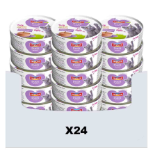 24X Smolke Kattenvoer Soft Paté Eend 80 gr