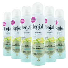 6X Fenjal Deodorant Spray Sensitive 150 ml
