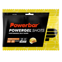 6X PowerBar Powergel Shots Orange 60 gr