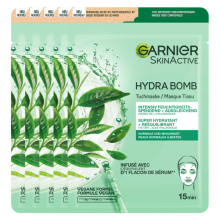 5X Garnier SkinActive Tissue Gezichtsmasker Hydraterend & Regulerend