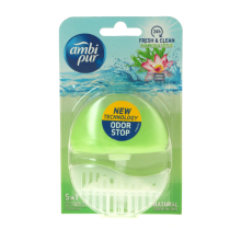 1+1 Gratis: Ambi Pur Toiletblok Starterkit 5in1 Bamboo & Lotus