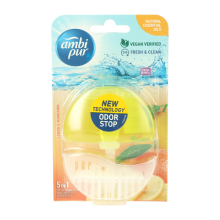 1+1 Gratis: Ambi Pur Toiletblok Starterkit 5in1 Lemon & Mandarine