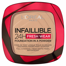 2X L'Oréal Infaillible 24H Fresh Wear Foundation Poeder 120 Vanille 9 gr