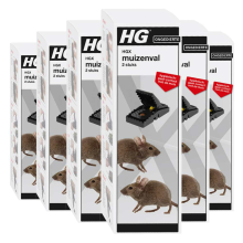 6X HG Muizenval 2 stuks