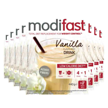8X Modifast Weight Control Milkshake Vanille 8 x 55 gr