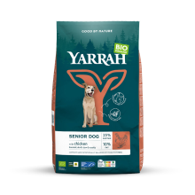 4X Yarrah Bio Hondenvoer Senior Kip 2 kg