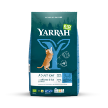 Yarrah Bio Kattenvoer Adult Vis & Kip 10 kg