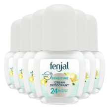 6X Fenjal Crème Deodorant Roller Sensitive 50 ml