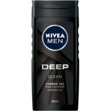 3X NIVEA Men Douchegel Deep Clean 250 ml