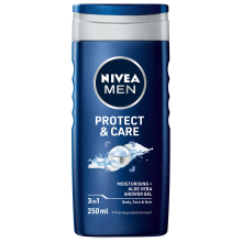 3X NIVEA Men Douchegel Protect & Care 250 ml
