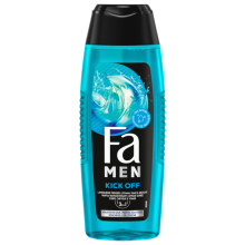 12X Fa Men Douchegel en Shampoo Kick Off 250 ml