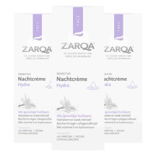 3X Zarqa Hydra Nachtcrème 50 ml