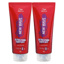 2X Wella New Wave Ultra Strong Power Hold Haargel 200 ml