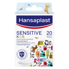 10X Hansaplast Sensitive Kids 20 stuks