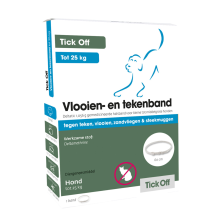 Tick Off Anti Vlooien en Teken Halsband Hond tot 25 kg