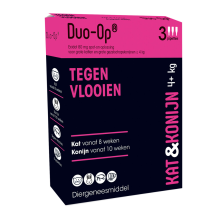 Duo op Anti Vlooiendruppels Kat en Konijn vanaf 4 kg 3 pipetten