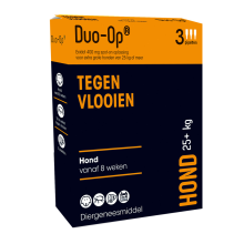 Duo op Anti Vlooiendruppels Hond vanaf 25 kg 3 pipetten