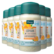 6X Kneipp Voetbadkristallen Vitalizing Calendula Sinaasappelolie 600 gr