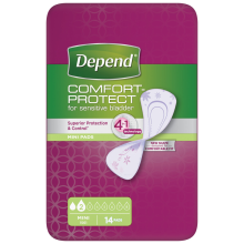 6X Depend Pads Mini 14 stuks