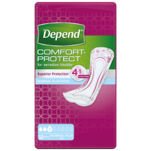 6X Depend Pads Normal Plus 12 stuks