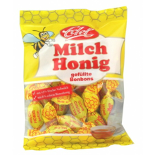 3X Van vliet Honingbonbons Melk 90 gr
