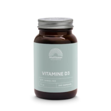 2X Mattisson Vitamine D3 75 Mcg 3000Ie 240 capsules
