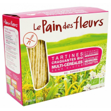 3X Pain fleur Crackers BIO Meergranen 150 gr