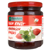 6X Damhert Puur Fruit Confituur Aardbei 315 gr