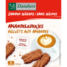 10X Damhert Amandelkoekjes Speculaas Zonder Suikers 125 gr