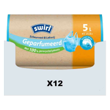 Goliath 12x Swirl Pedaalemmerzakken Geparfumeerd Ocean Fresh 5 liter 45 stuks