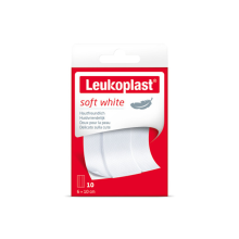 3X Leukoplast Pleister Zacht Wit 10 stuks