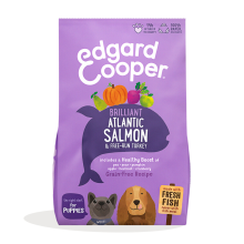 Edgard & Cooper 6x Edgard & Cooper Hondenvoer Puppy Verse Zalm en Kalkoen 700 gr