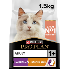 Pro Plan Kattenvoer Droog Adult Hairball & Healthy Skin Zalm 1,5 kg