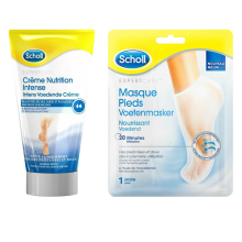 Dr. Scholl's Scholl Expert Care Voetenmasker en Voetencrème Pakket