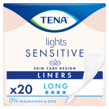 6X TENA Sensitive Lights Long 20 stuks