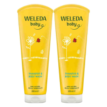 2X WELEDA Baby Calendula Shampoo & Douchecrème 200 ml