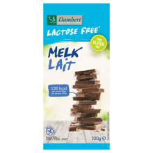 3X Damhert Chocoladetablet Melk Lactosevrij 100 gr