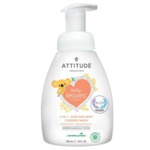 Attitude Baby Leaves 2 in 1 Hair and Body Foaming Wash Pear Nectar 295 ml
