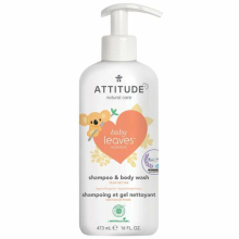 Attitude Baby Leaves 2 in 1 Hair and Body Wash Pear Nectar 473 ml