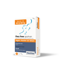 Flea Free Spot On Anti Vlooien en Teken Druppels Hond 40 60 kg