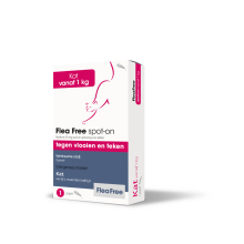 Flea Free Spot On Anti Vlooiendruppels Kat vanaf 1 kg