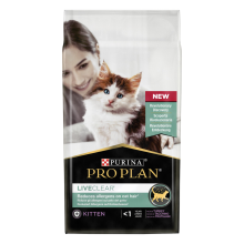 Pro Plan LiveClear Kattenvoer Droog Sterilised Kitten Kalkoen 1,4 kg