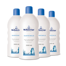 Intertoys 4x Melkmeisje Bad en Douche Crème Karnemelk 2000 ml
