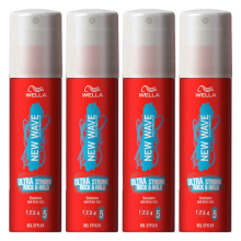 4X Wella New Wave Rock & Hold Gel 100 ml