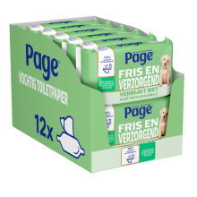 12X Page Vochtig Toiletpapier Fris en Verzorgend 38 stuks
