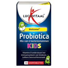 2X Lucovitaal Probiotica Kids Kauwtabletten 30 tabletten