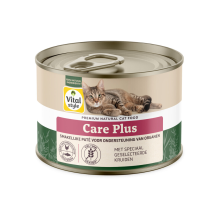 6X Vitalstyle Kattenvoer Blik Care Plus 200 gr