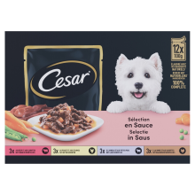 Cesar Maaltijdzakjes 12 pack in Saus 12 x 100 gr